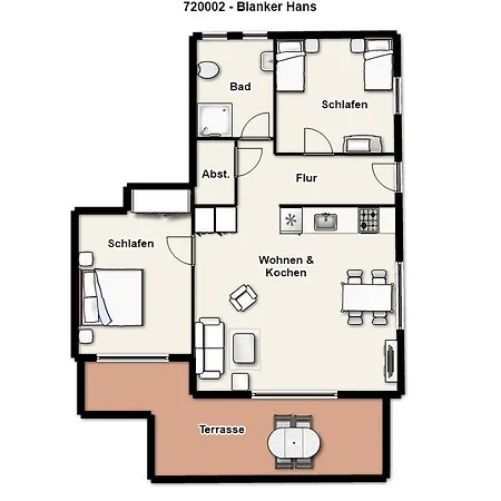 Blanker Hans 2 Apartmán